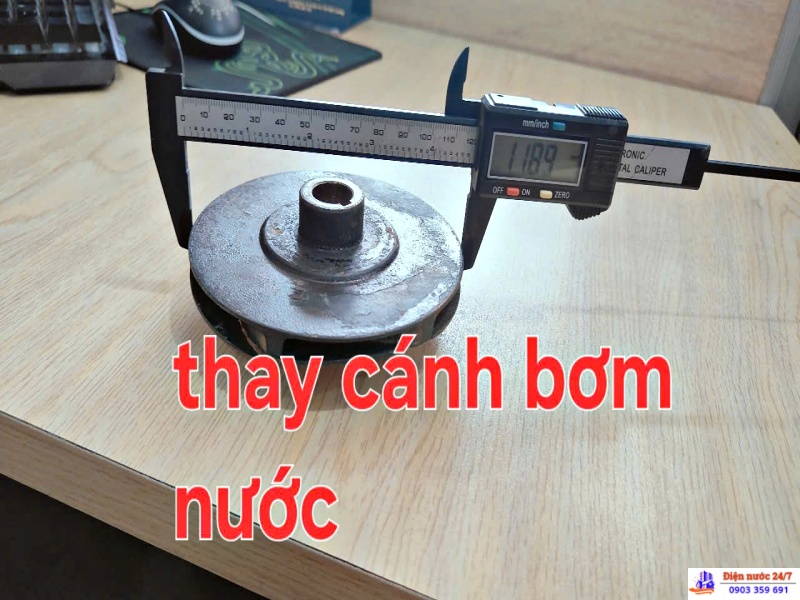 Sửa, thay cánh quạt máy bơm nước giá rẻ