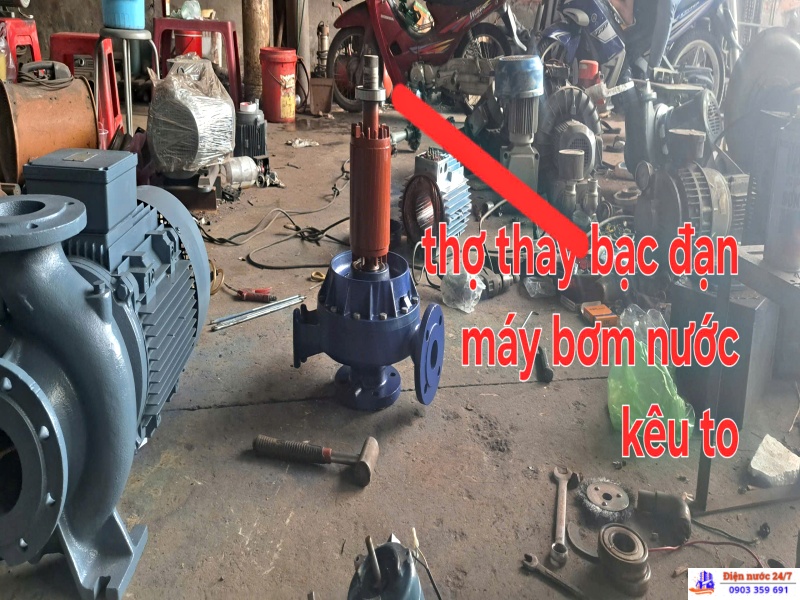 Lắp đặt, thay bạc đạn máy bơm nước giá rẻ