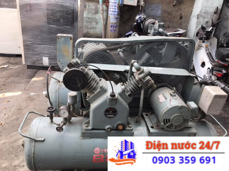 Đơn vị bán máy bơm nén khí cũ giá phải chăng