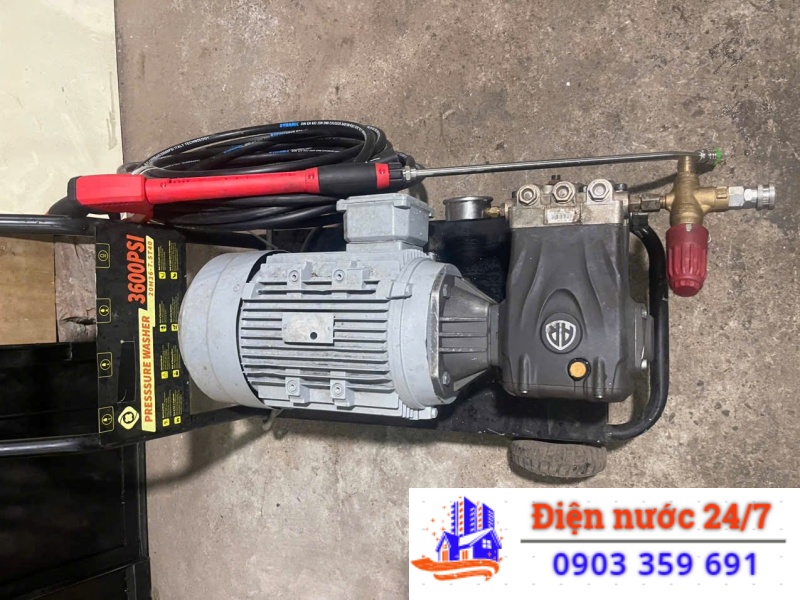 Trung tâm bán máy bơm nước rửa xe cũ giá tốt,