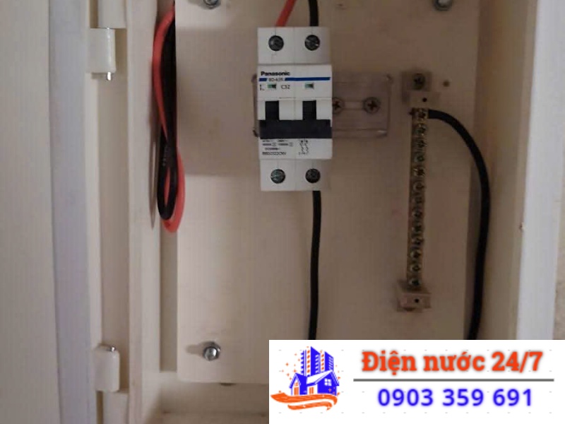 lắp đặt mới cầu dao điện