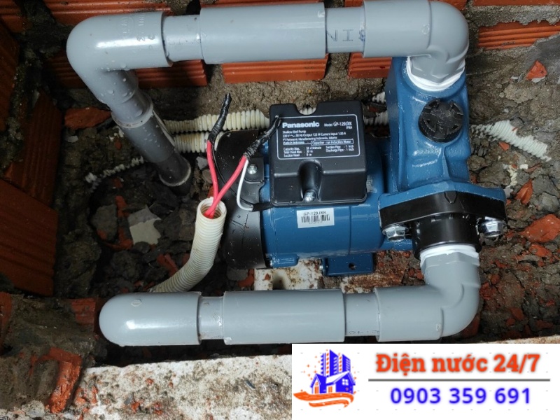 lắp đặt mới máy bơm nước Panasonic trọn gói