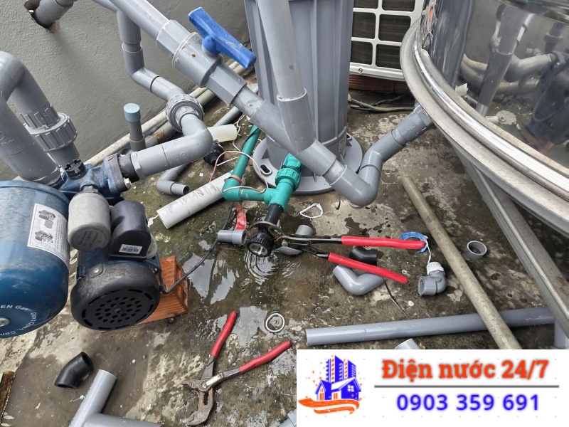  Dịch vụ sửa máy bơm nước tăng áp không lên nước, giá bao nhiêu?