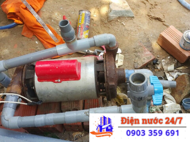 Sửa máy bơm giếng khoan, sửa máy bơm chìm dân dụng