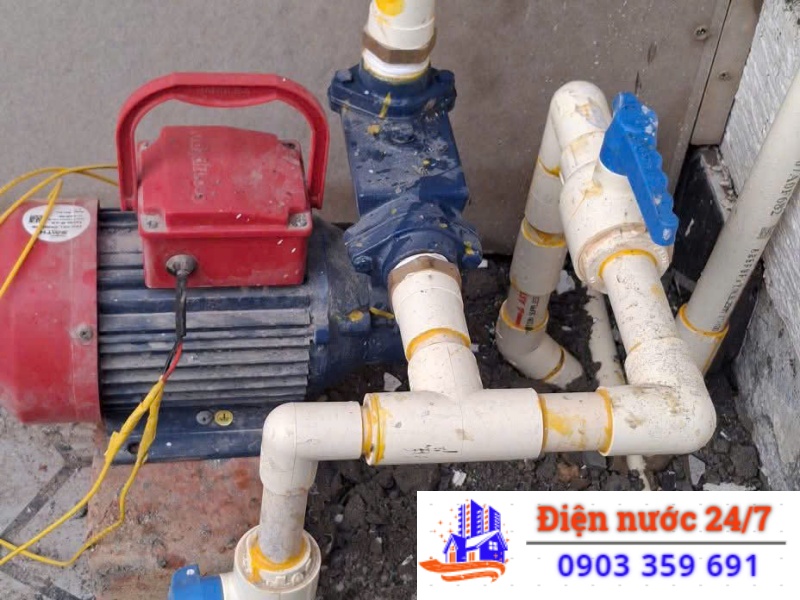 Sửa máy bơm nước giếng khoan bị hụt nước, không lên nước.