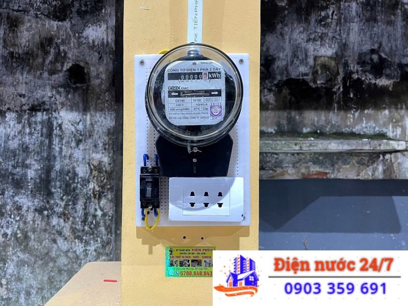  tiến hành lắp đặt ổ cắm điện kỹ càng và lắp đúng loại ổ cắm điện Panasonic