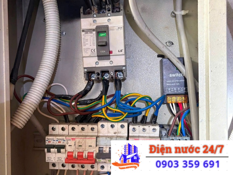 Sửa cb điện bị chập, nhảy liên tục tại quận 8 vào đêm khuya