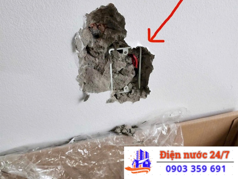 sửa điện rò rỉ âm tường tận tâm & kỹ càng