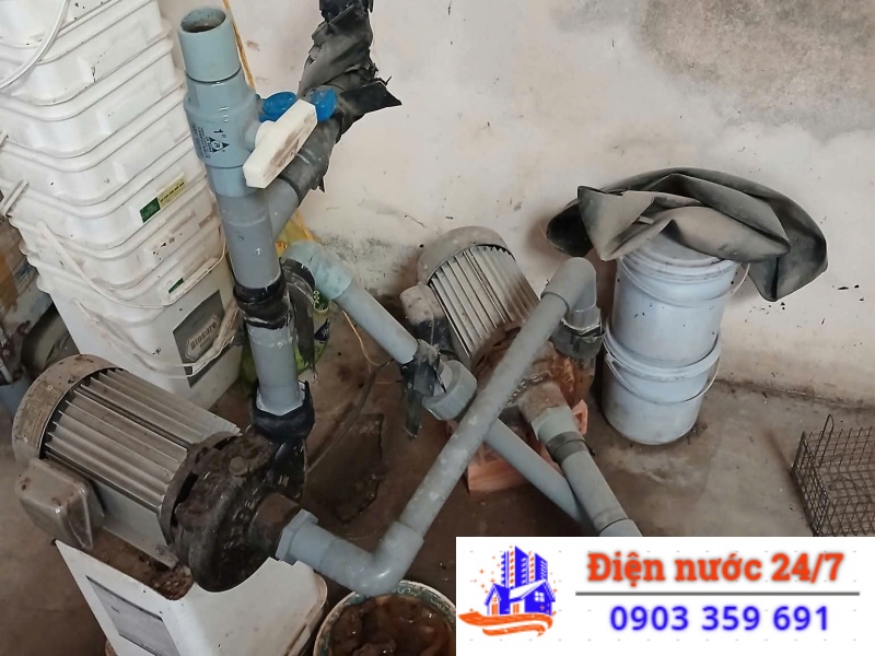 Gọi thợ sửa máy bơm giếng khoan tại nhà Tp. HCM 