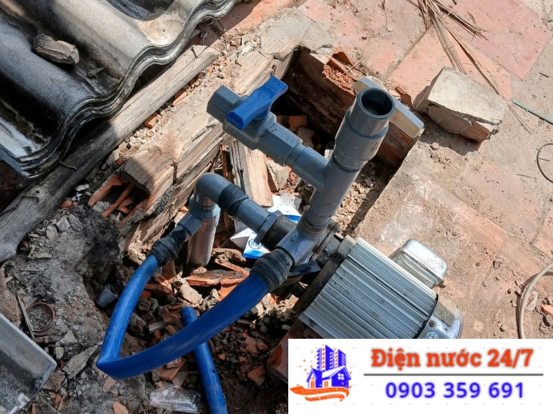 gọi thợ sửa máy bơm nước giếng khoan tại nhà 