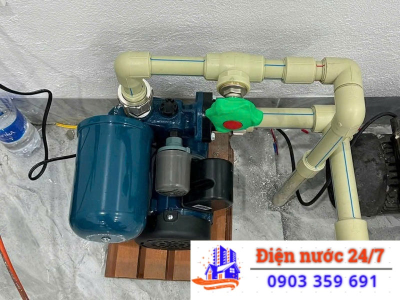 xử lý hiệu quả lỗi máy bơm nước bị hở mạch điện, 