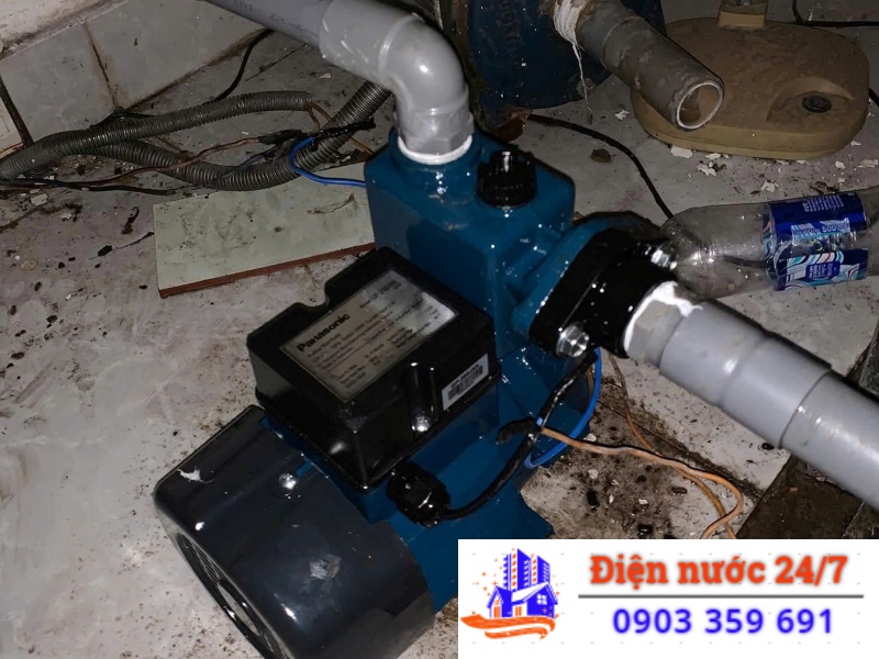 mua mới & lắp đặt máy bơm nước Panasonic