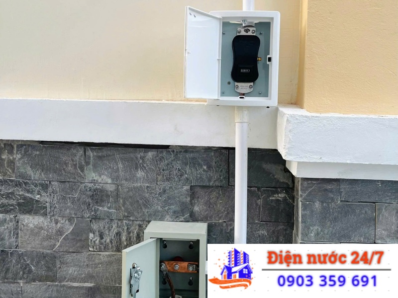 lắp đặt mới cầu dao 