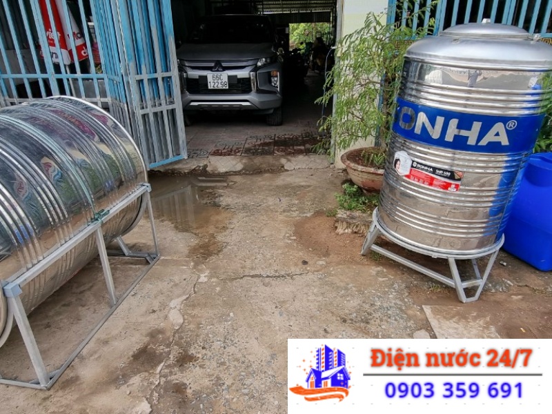 Cần mua mới, lắp đặt bồn nước gia đình 1.000 lít, giá bao nhiêu?