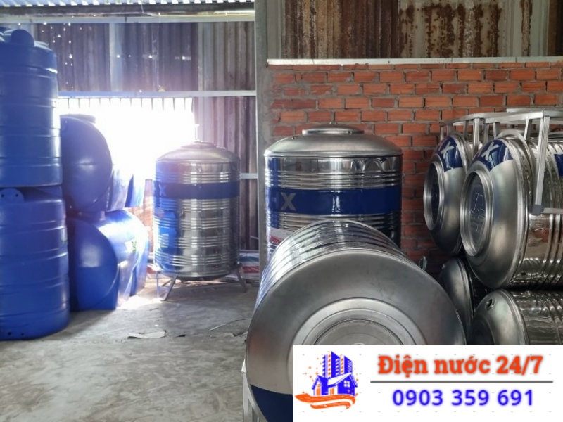 dịch vụ mua mới & lắp đặt bồn nước tại Mr nhựt