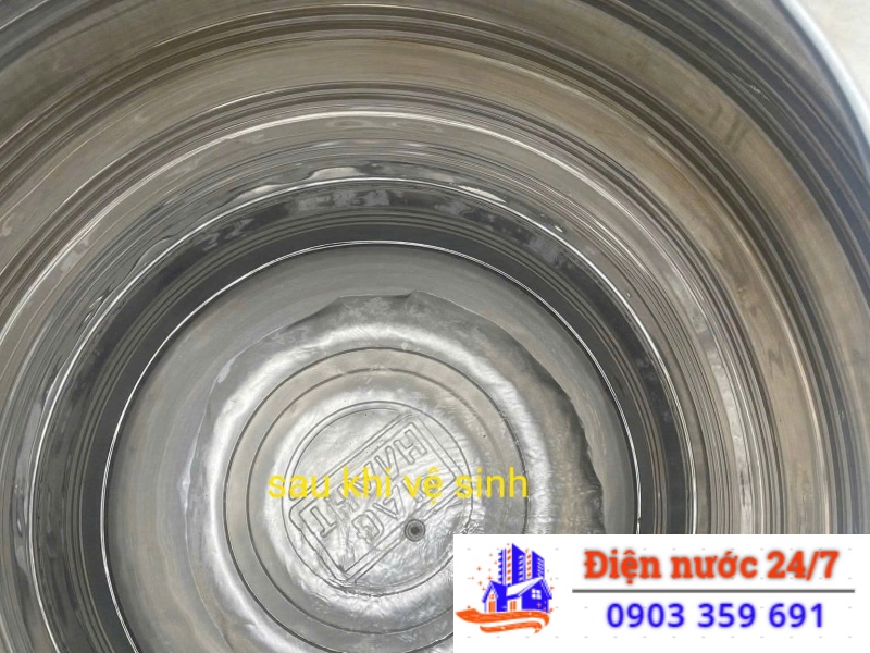 Chi phí vệ sinh bồn nước inox, bao nhiêu?