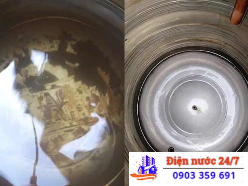 Dịch vụ vệ sinh bồn nước inox tại Mr Nhựt uy tín