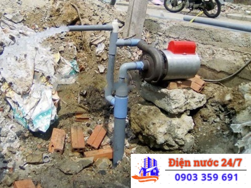 Sửa máy bơm giếng khoan, sửa giếng khoan.