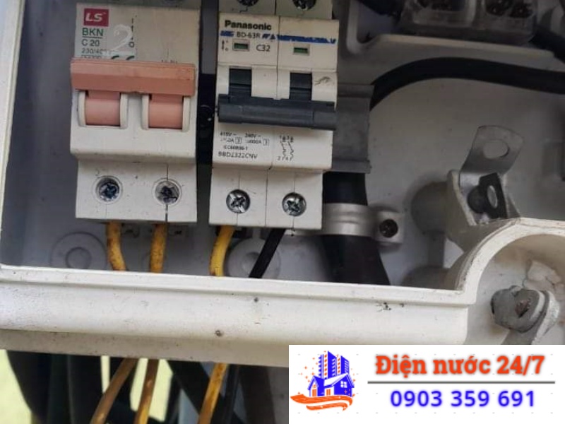 Sửa cầu dao điện, cb điện, aptomat điện chạm điện, cháy, nhảy liên tục.