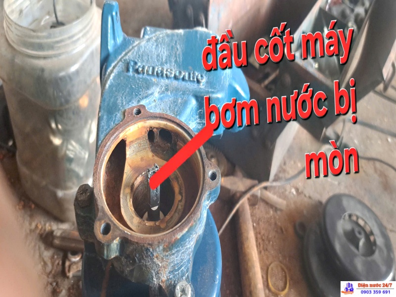 Sửa máy bơm nước bị hư cốt tại nhà 24H