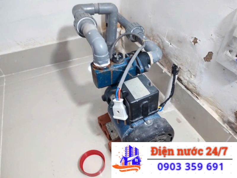 Sửa máy bơm nước cháy, nóng máy, chạm điện