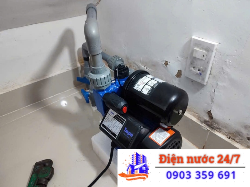 Mua mới và lắp đặt máy bơm nước gia đình