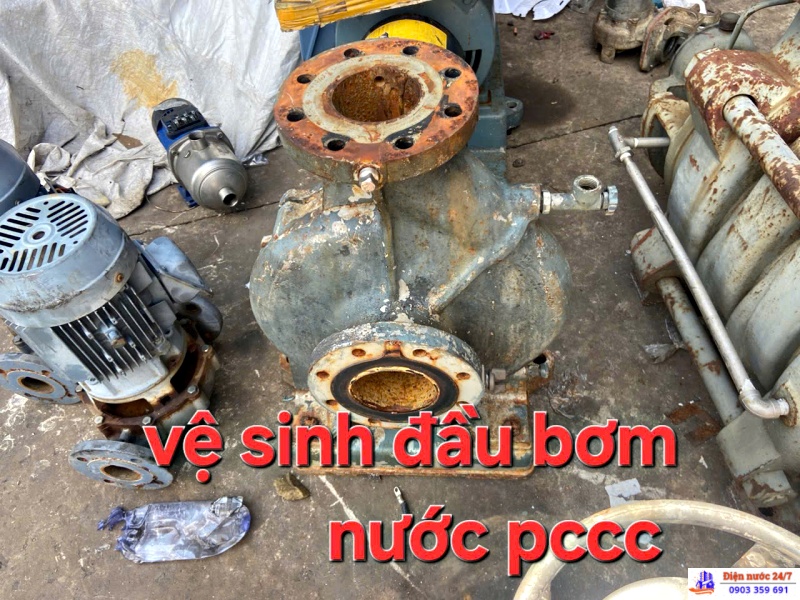 Vệ sinh đầu bơm máy bơm nước giá rẻ