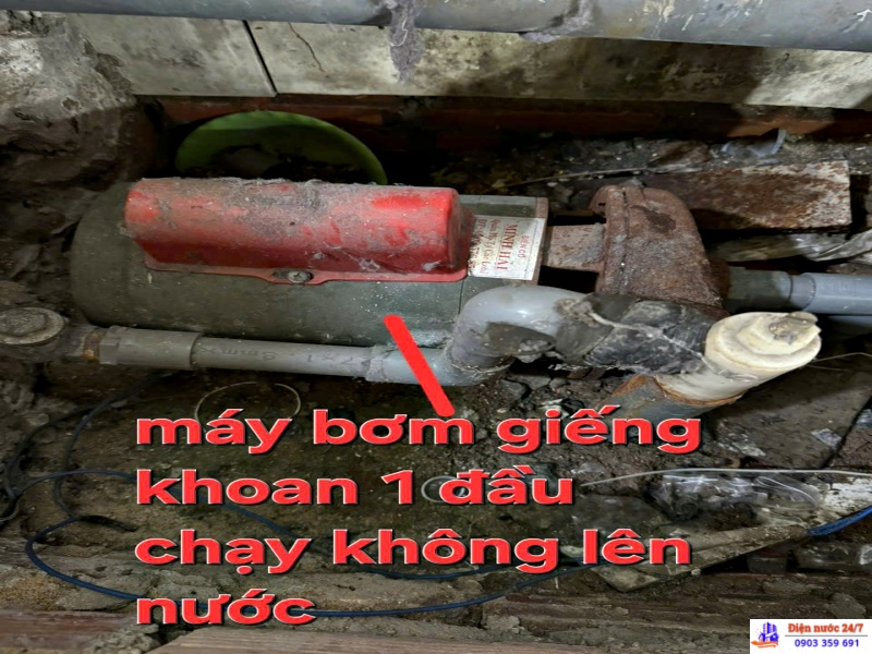 sửa máy bơm giếng khoan tận nơi 24/7