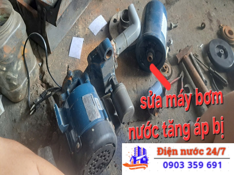 Cần thay bầu áp máy bơm tăng áp, giá bao nhiêu?