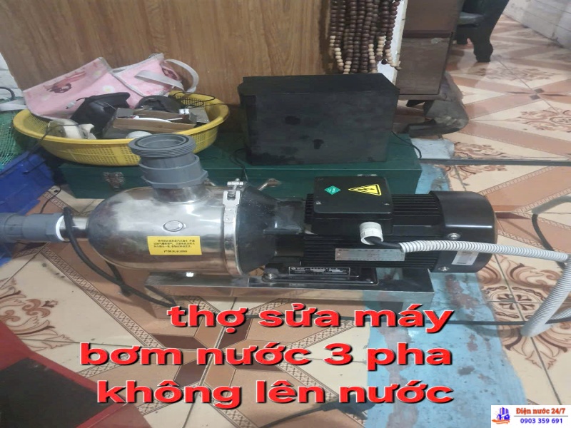 Thợ sửa máy bơm không lên nước tại quận Bình Tân