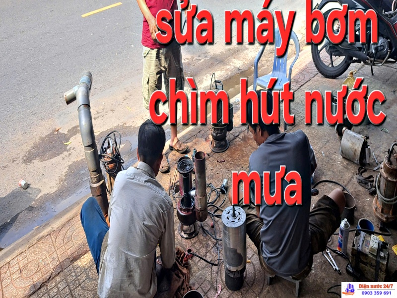 Sửa, cho thuê máy bơm chìm tại quận Bình Thạnh