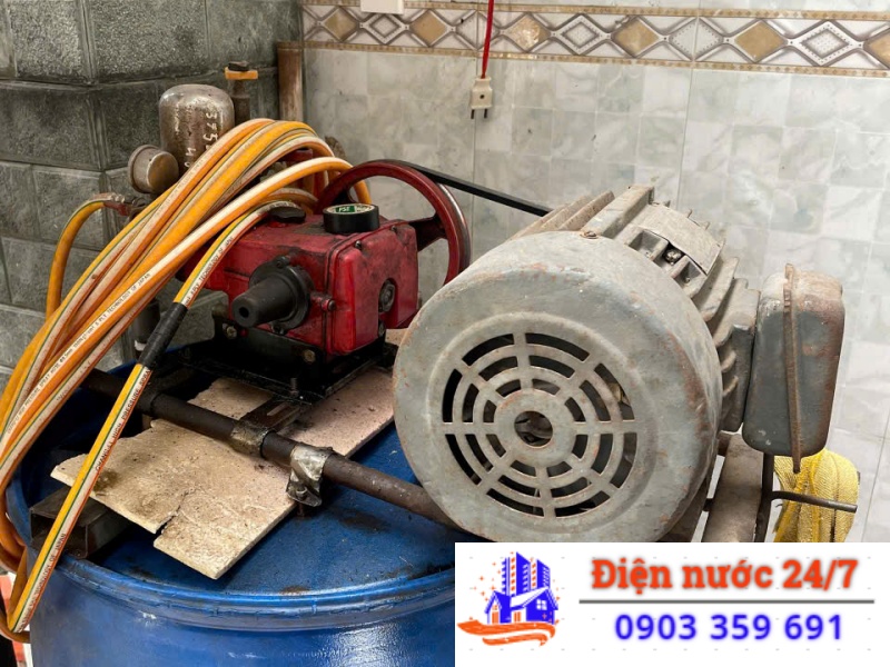 vệ sinh, bảo dưỡng máy bơm nước rửa xe
