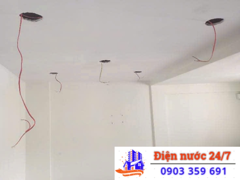 Lắp đặt, đi lại đường điện văn phòng,
