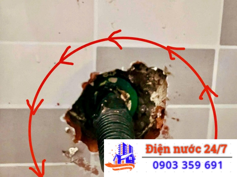 kiểm tra & dò tìm, sửa chính xác vị trí ống nước rò rỉ âm tường nhanh chóng & chuyên nghiệp