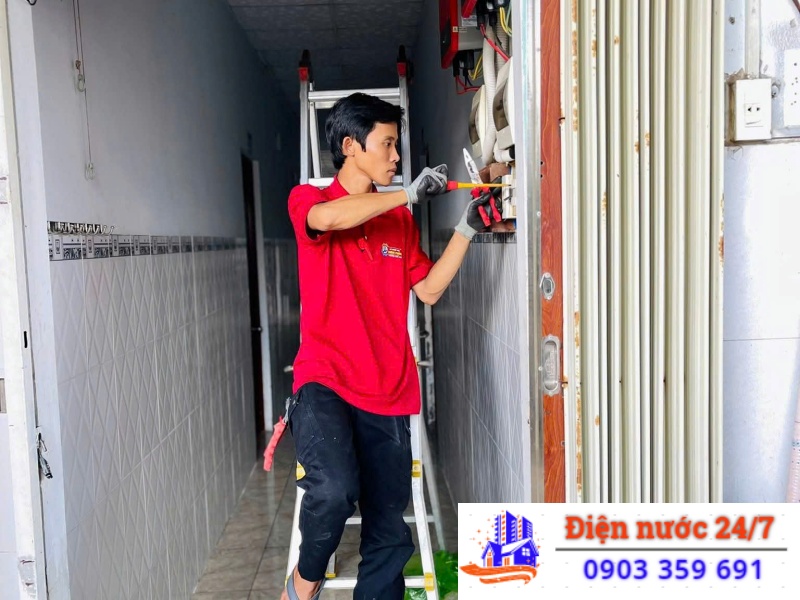 Sửa chập điện âm tường, âm sàn, âm trần nhà.