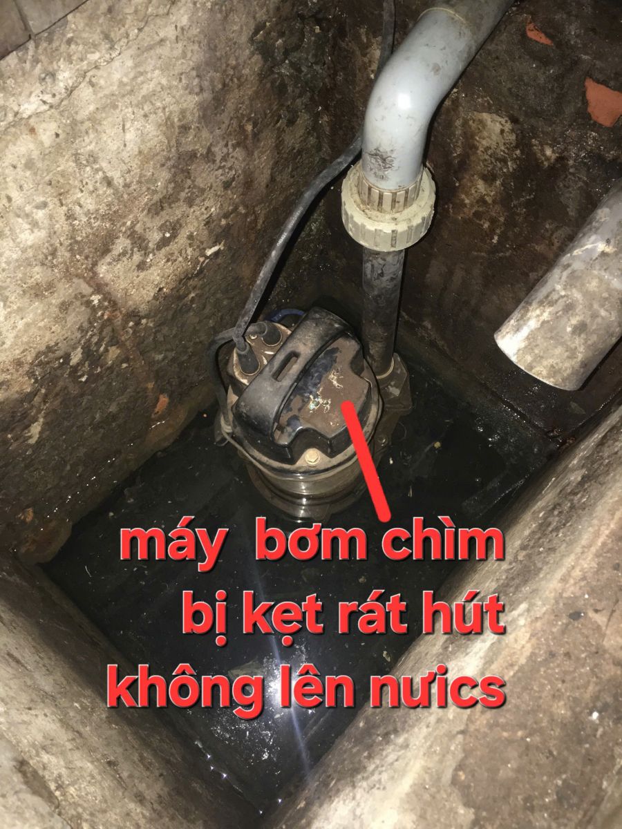 Sửa máy bơm chìm, bơm chất thải tận nơi